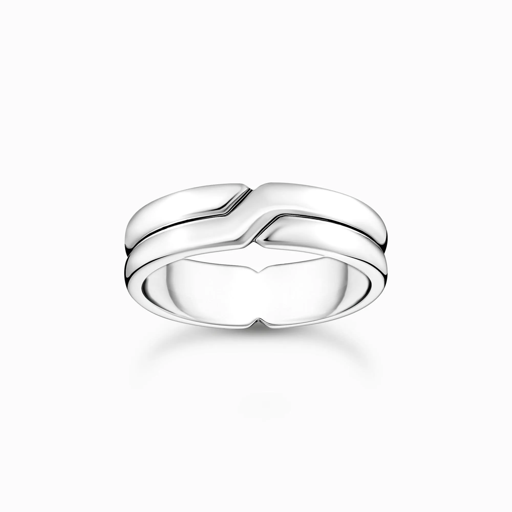 Sterling Silber Gekreuzter Ring TR2492-001-21 Thomas Sabo Ringe