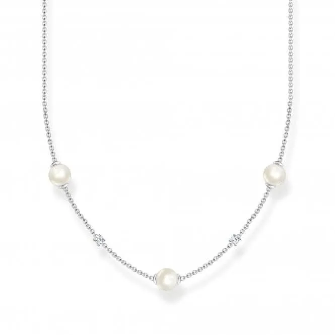 Sterling Silber Zarte Perlenkette KE2120-167-14-L45V Thomas Sabo Ketten