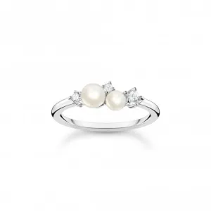 Sterling Silber Zarter Perlenring TR2368-167-14 Thomas Sabo Ringe
