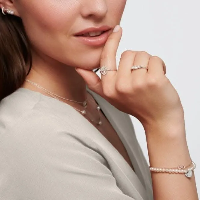 Sterling Silber Zarter Perlenring TR2368-167-14 Thomas Sabo Ringe
