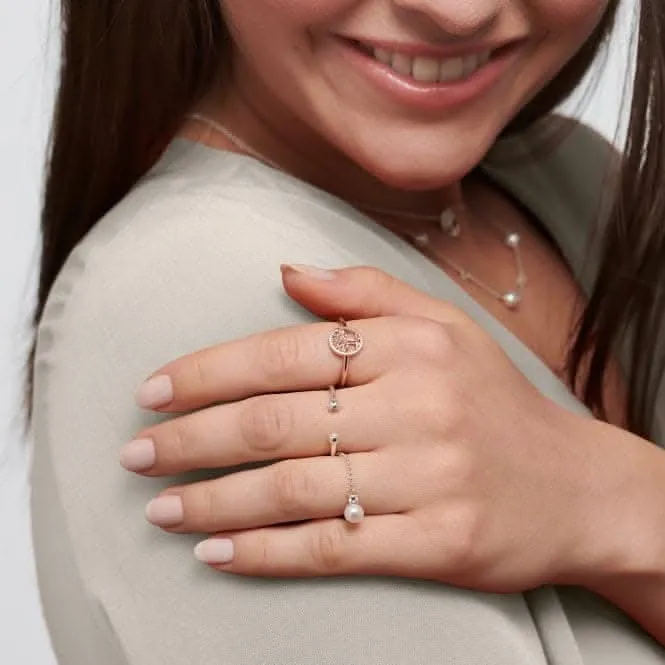Sterling Silber Zarter Perlenring TR2369-167-14 Thomas Sabo Ringe