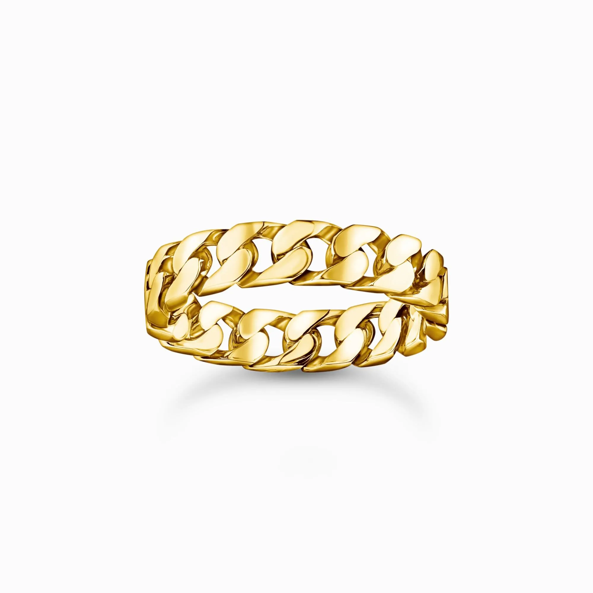 Sterling Silber vergoldete Kettenglied Ring TR2496-413-39 Thomas Sabo Ringe