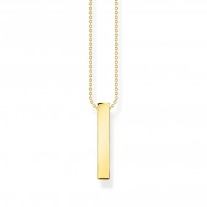 Sterling Silber vergoldet farbige Steine Halskette KE2113-971-7-L45V Thomas Sabo Halsketten