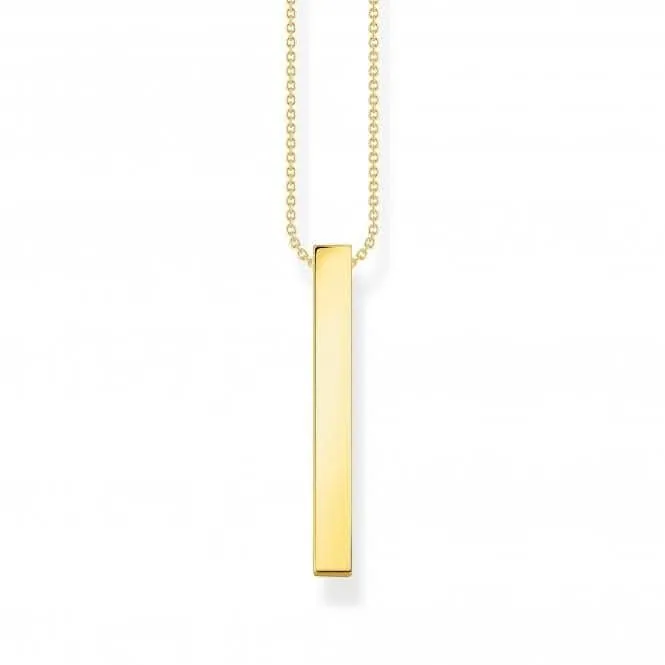 Sterling Silber vergoldete farbenfrohe Steine Halskette KE2146-996-7-L45V Thomas Sabo Halsketten