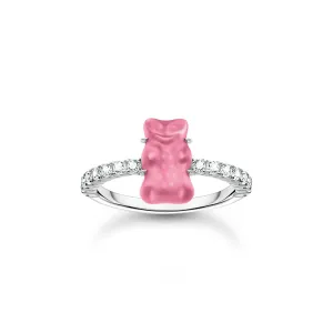 Sterling Silber HARIBO Zirkonia Pink Goldbären Ring TR2459-052-9 Thomas Sabo Ringe