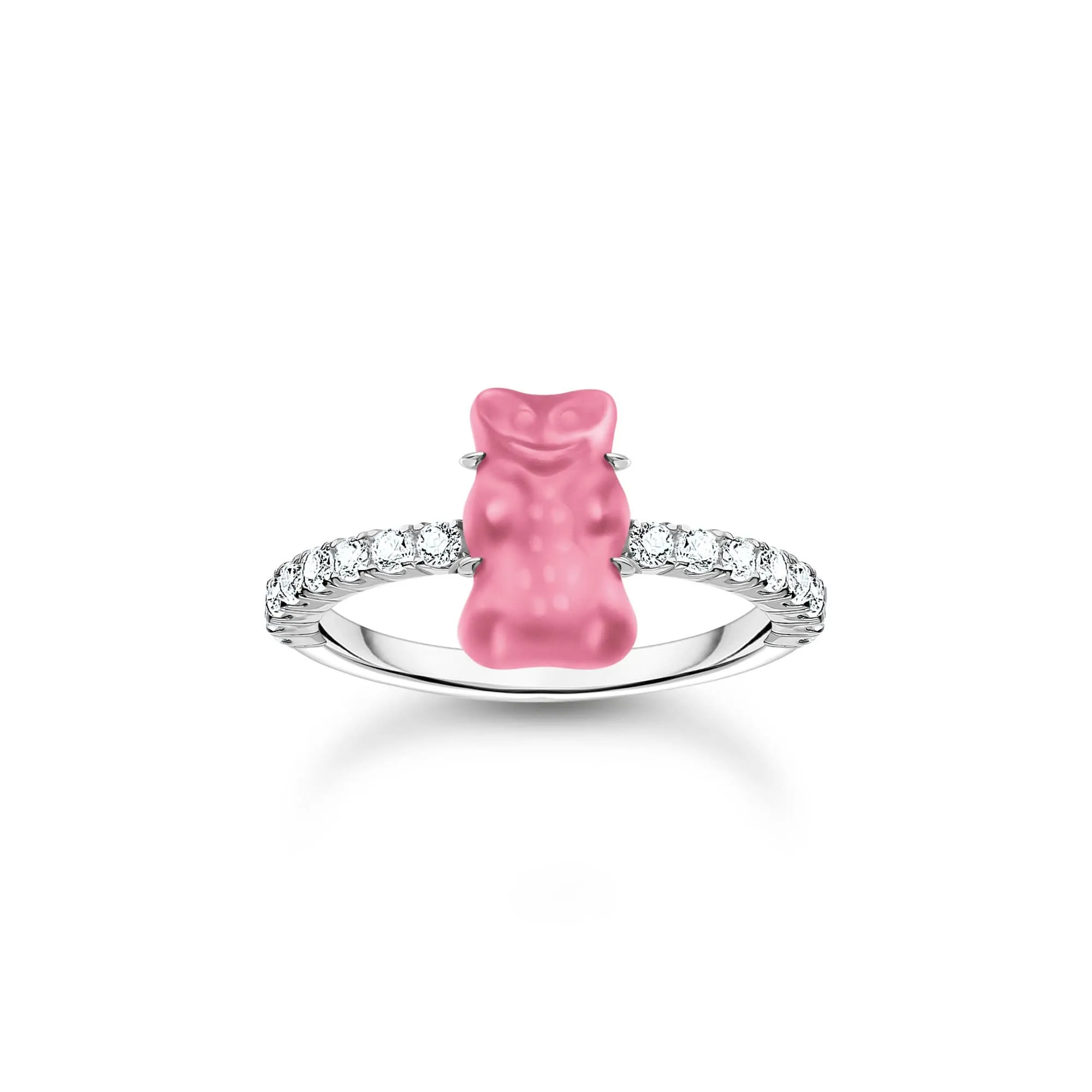 Sterling Silber HARIBO Zirkonia Pink Goldbären Ring TR2459-052-9 Thomas Sabo Ringe