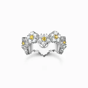 Sterling Silber Hübsche Blumen Ring TR2337-051-4 Thomas Sabo Ringe