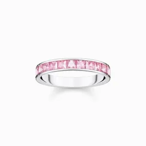 Sterling Silber Rosa Pavé-Steine Ring TR2358-051-9 Thomas Sabo Ringe