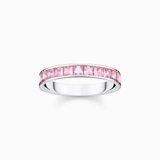 Sterling Silber Rosa Pavé-Steine Ring TR2358-051-9 Thomas Sabo Ringe