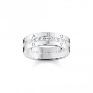 Sterling Silber Weiß Pavé-Steine Ring TR2361-051-14 Thomas Sabo Ringe