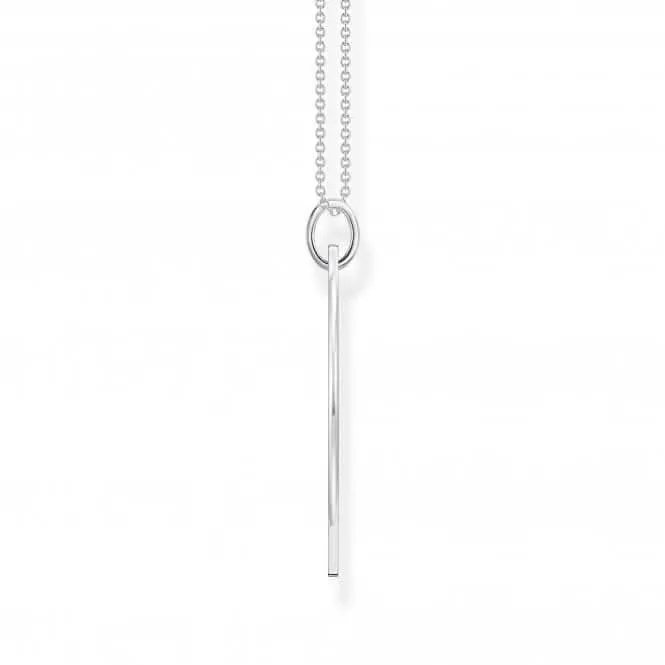 Sterling Silber Weißes Etikett Halskette KE2134-051-14-L50V Thomas Sabo Halsketten