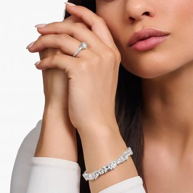Sterling Silber Weiß Zirkonia Solitär Ring TR2440-051-14 Thomas Sabo Ringe