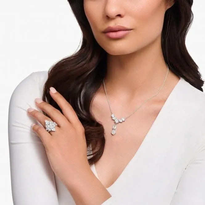 Sterling Silber Weiße Zirkonia Steine Y-Form Halskette KE2195-051-14-L45V Thomas Sabo Halsketten
