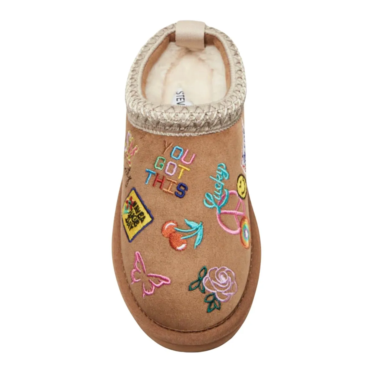 Steve Madden Girl's JSelena Kognac Emoji