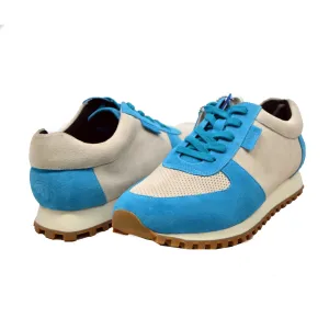 Surrey Aqua & Bone Sneakers - Stilvolle und bequeme Schuhe aus der britischen Kollektion