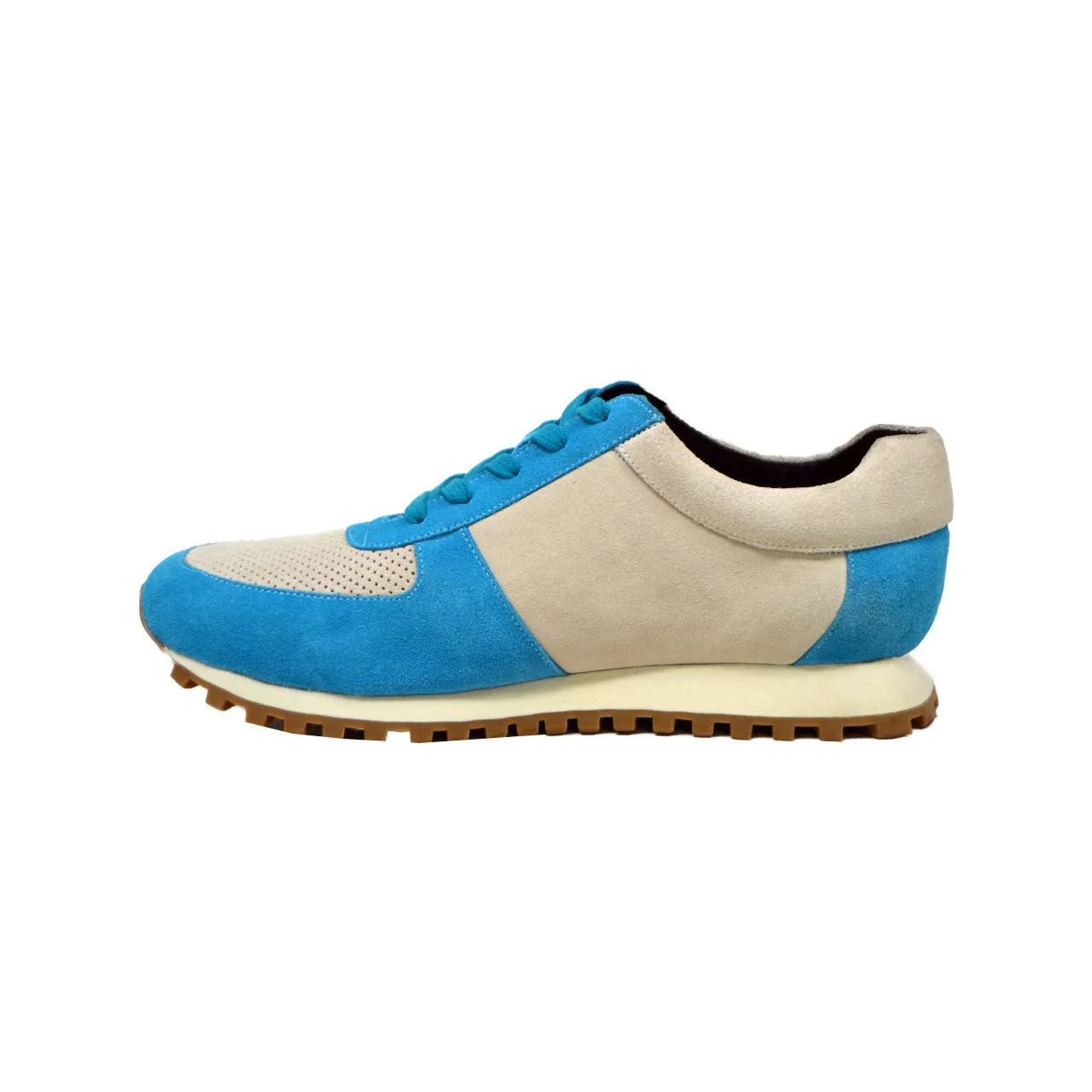 Surrey Aqua & Bone Sneakers - Stilvolle und bequeme Schuhe aus der britischen Kollektion