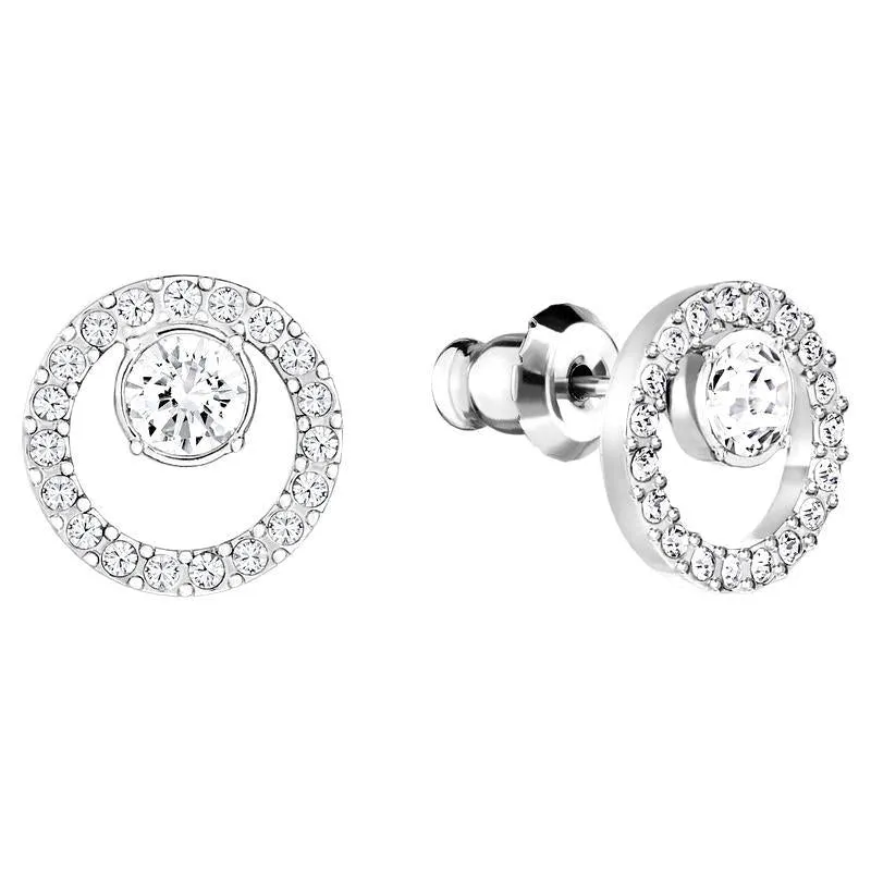 Swarovski Schmuck Swarovski Creativity Circle Ohrringe mit Weiß-Rhodium-Beschichtung