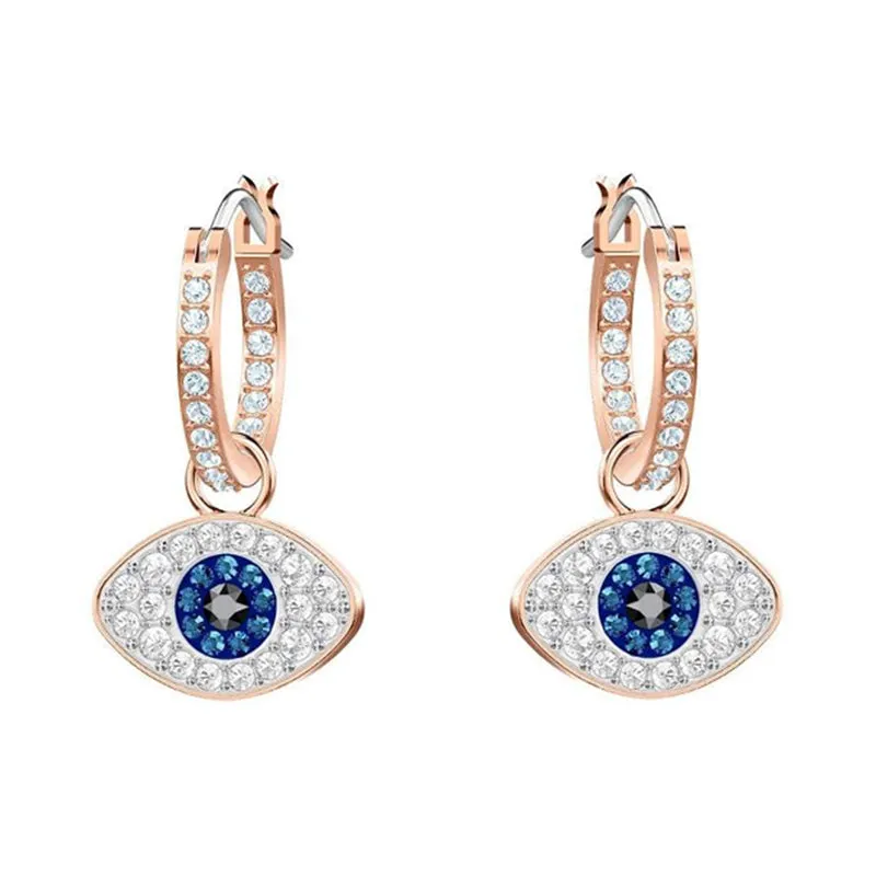 Swarovski Schmuck Swarovski Böses Auge Mehrfarbige Creolen