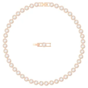 Swarovski Schmuck Swarovski Roségold Weißer Kristall Engelshaftes Halskette