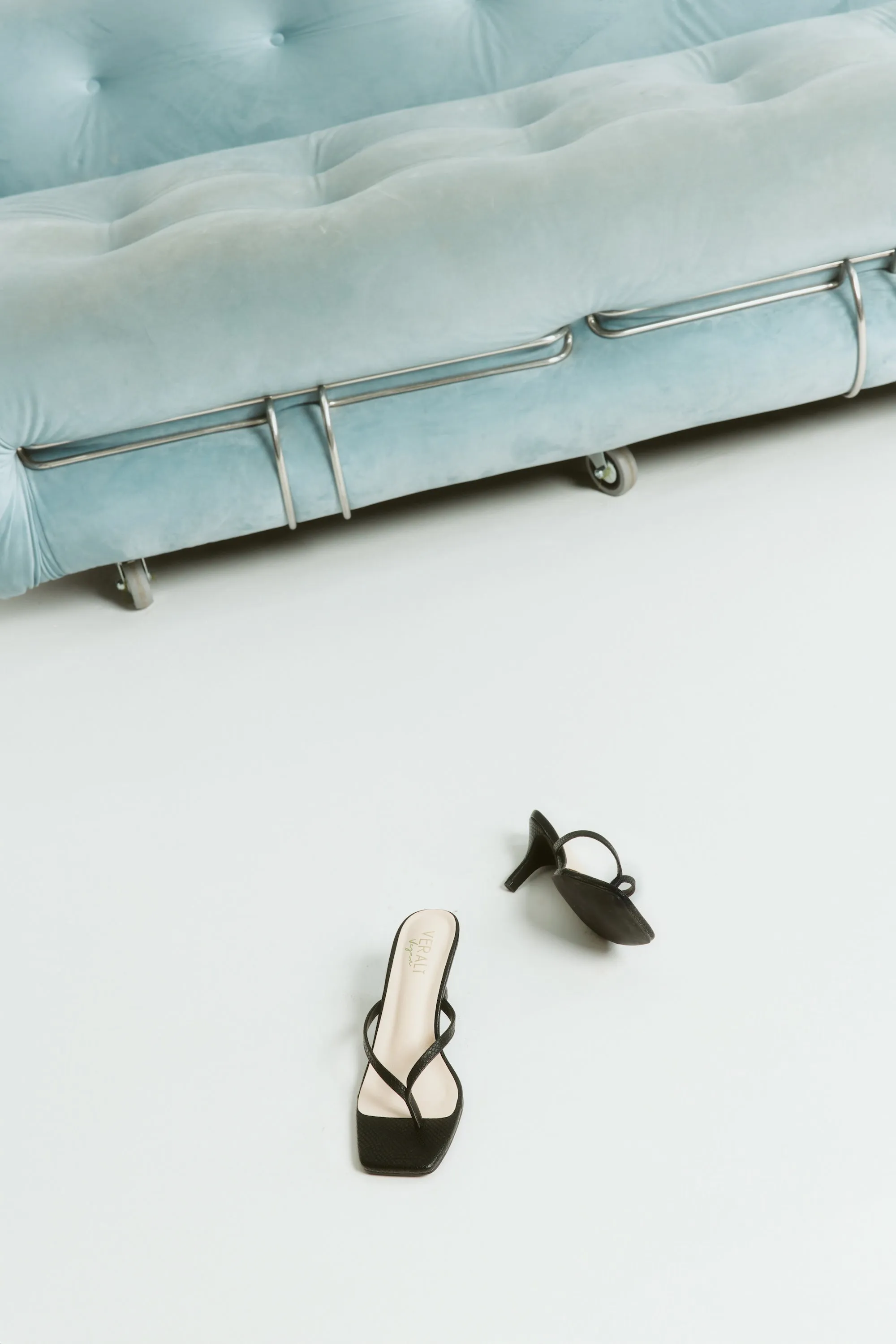 Taytum Absatz-Slipper - Schwarze Schlange
