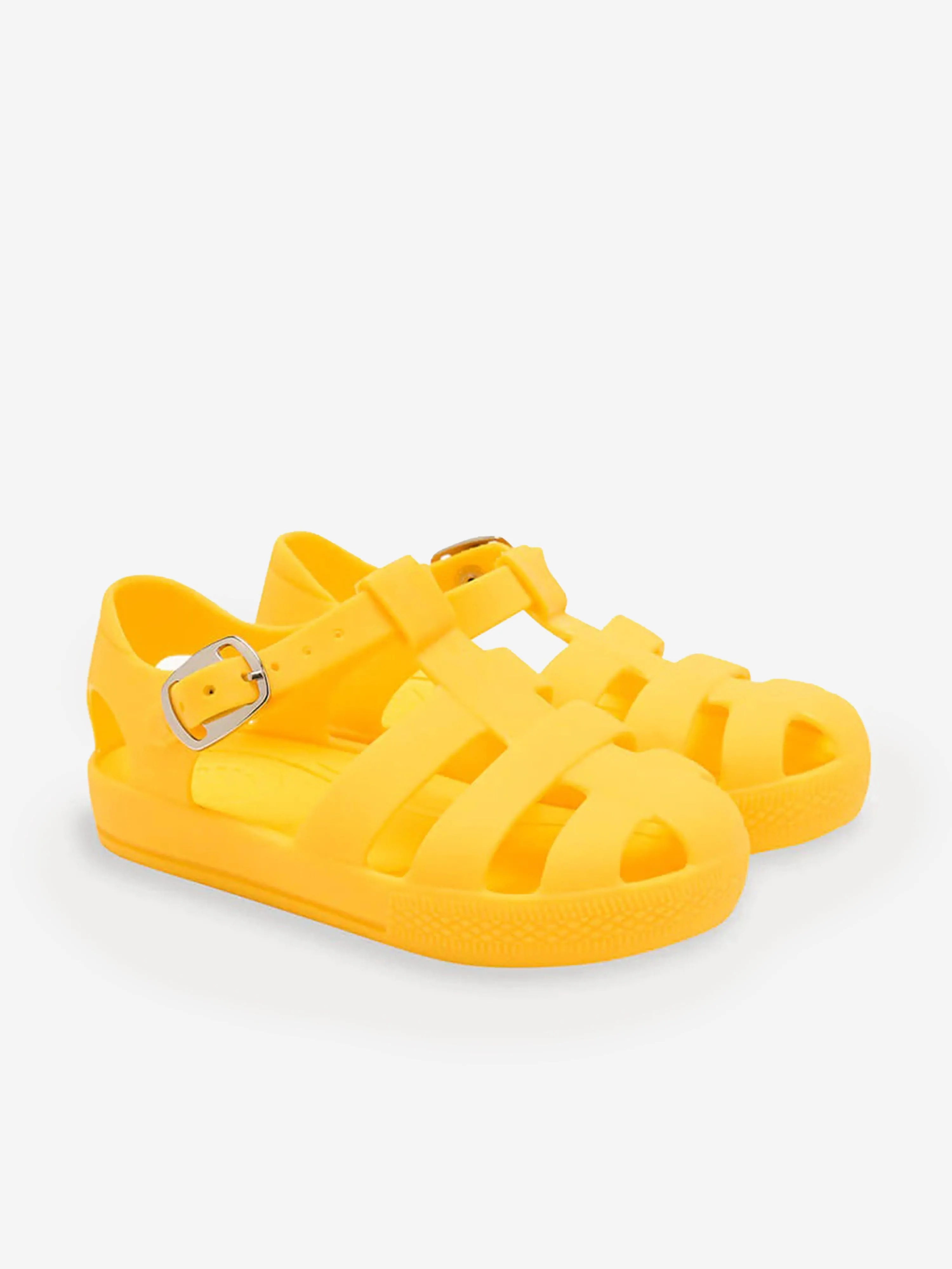 Die Bonnie Mob Kids Athena Geleeschuhe in Gelb