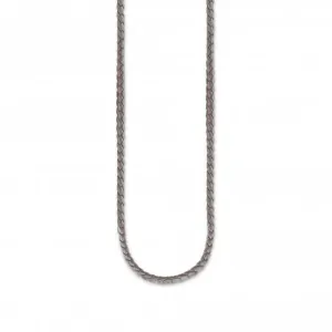 Thomas Sabo Charm Club Silber Leder Grau Halskette X0244-134-5 Thomas Sabo Halsketten