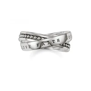 Thomas Sabo Ring Glaube Liebe Hoffnung TR1930-001-12 Thomas Sabo Ringe