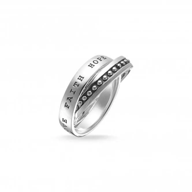 Thomas Sabo Ring Glaube Liebe Hoffnung TR1930-001-12 Thomas Sabo Ringe