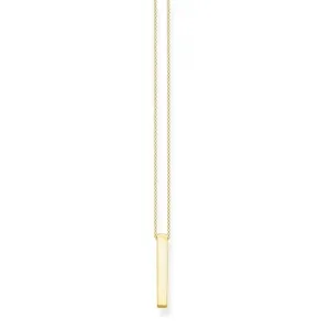 Thomas Sabo Goldbeschichtete Gravurhalskette KE1907-413-39-L45v Thomas Sabo Halsketten