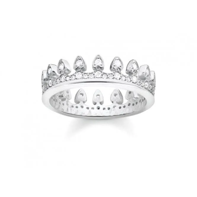 Thomas Sabo Love Anchor Ring aus Silber mit Zirkonia-Krone TR2235-051-14 Thomas Sabo Ringe