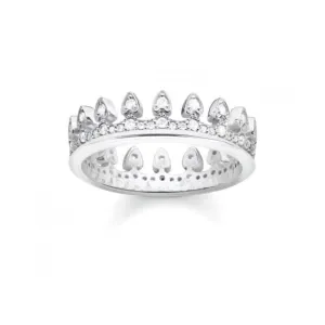 Thomas Sabo Love Anchor Ring aus Silber mit Zirkonia-Krone TR2235-051-14 Thomas Sabo Ringe