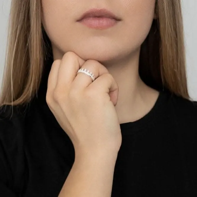 Thomas Sabo Love Anchor Ring aus Silber mit Zirkonia-Krone TR2235-051-14 Thomas Sabo Ringe