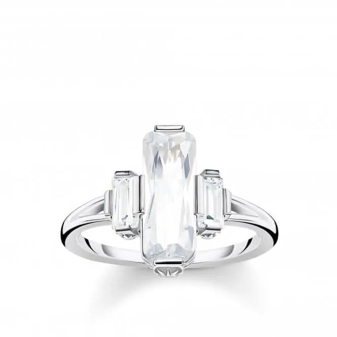 Thomas Sabo Weißer Zirkonia Ring TR2267-051-14 Thomas Sabo Ringe