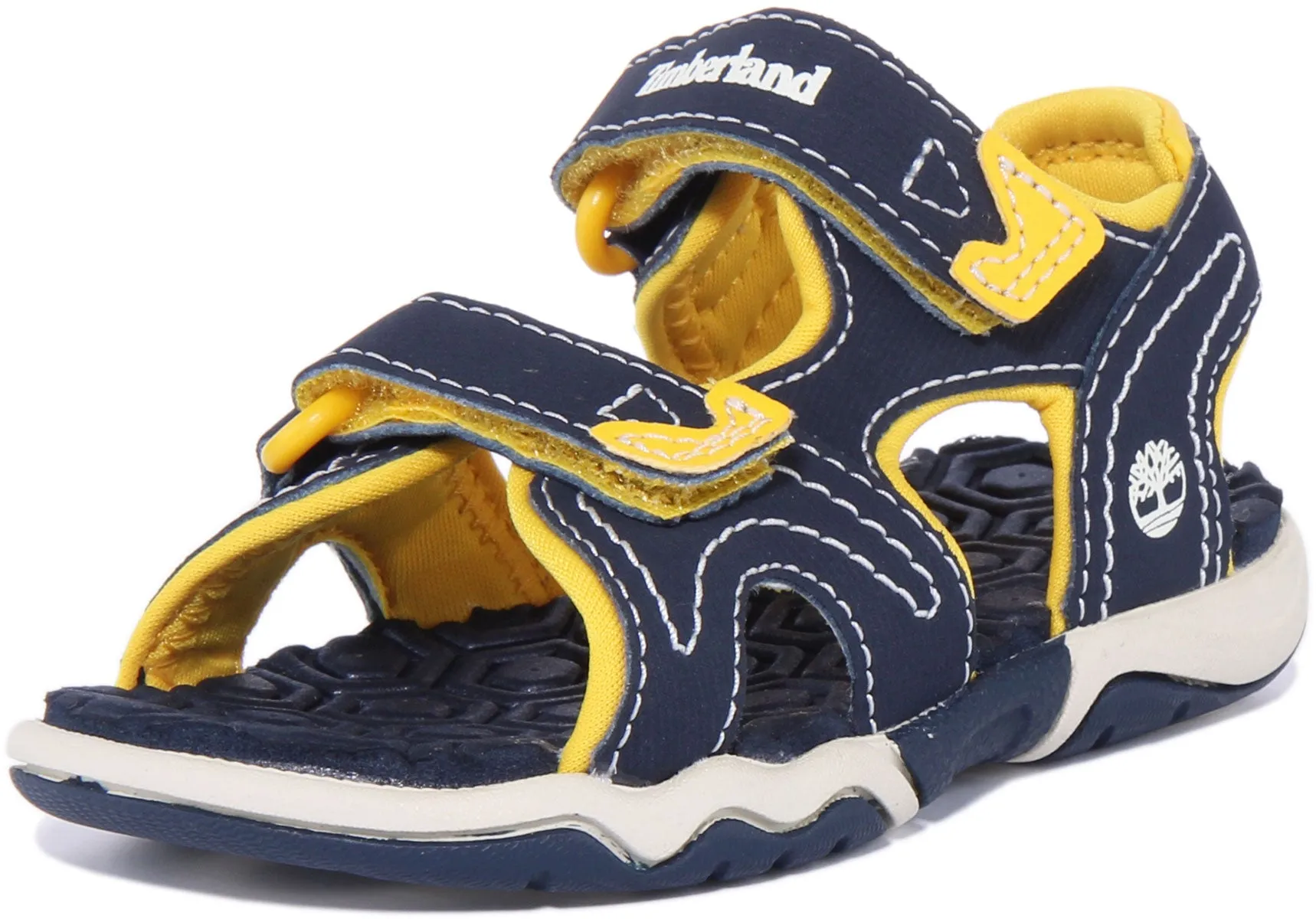 Timberland 2848A In Marineblau Gelb Für Kinderschuhe Timberland