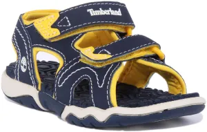 Timberland 2848A In Marineblau Gelb Für Kinderschuhe Timberland