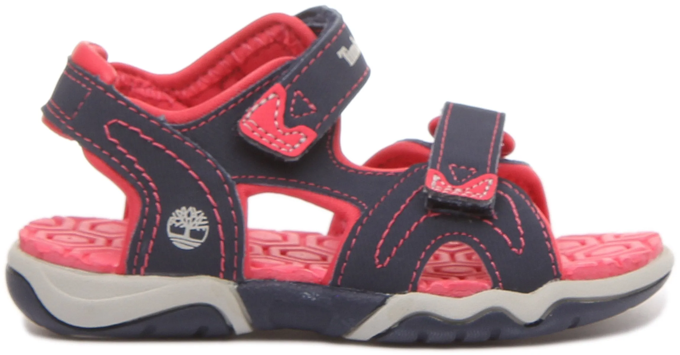 Timberland A1Jzl Perkin Row in Marineblau und Rosa für Kinderschuhe Timberland