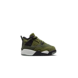 Toddlers' Air Jordan 4 Retro SE Craft 'Mitteloliv'