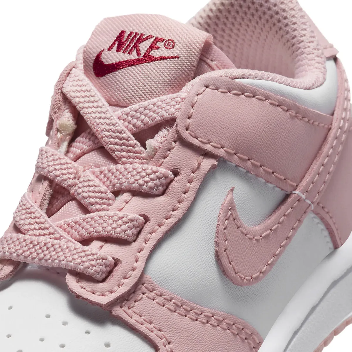 Toddlers Dunk Low 'Weiß Rosa Glasur'