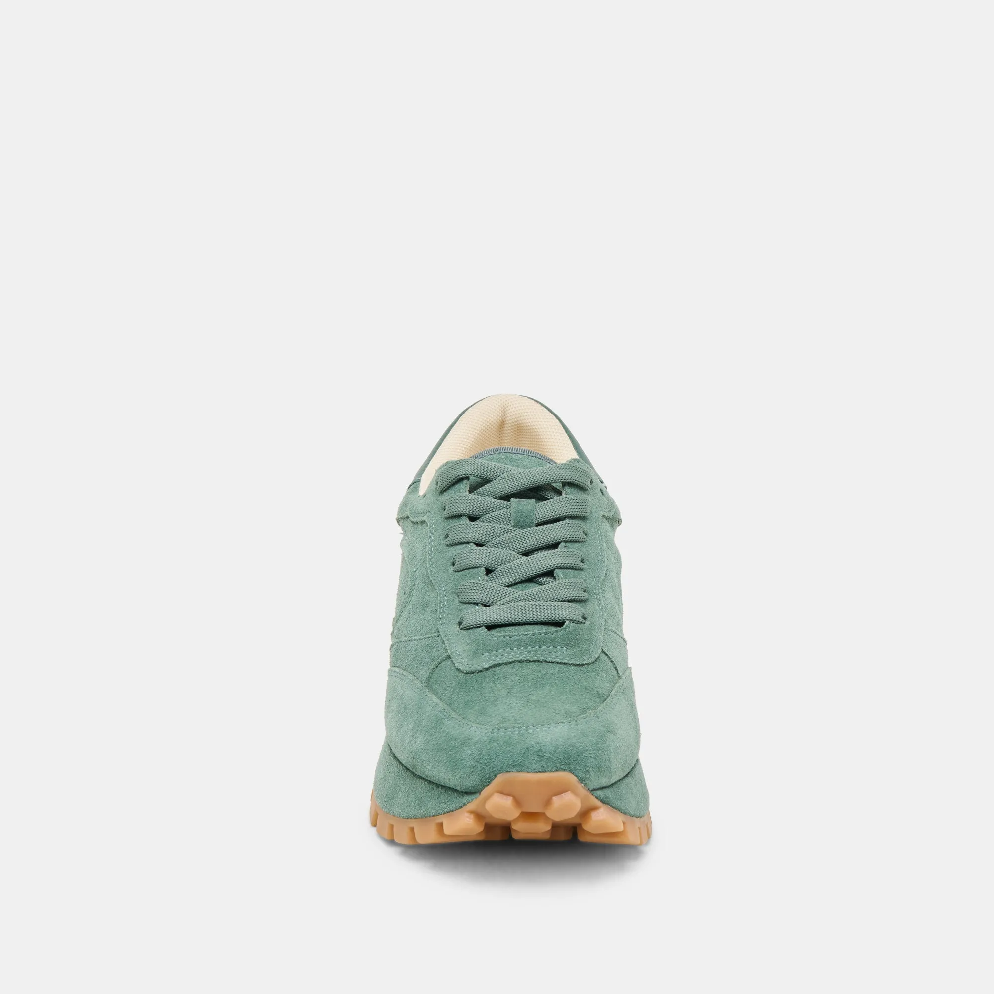 TRICIA SNEAKERS DK GRÜN WILDLEDER
