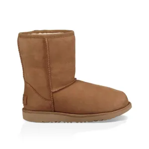 UGG Mädchen Classic II Kurz wasserdicht Kastanie (Größen 5-6)