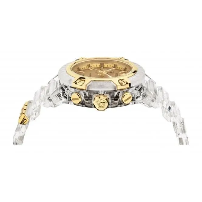 Unisex-Ikone Aktive Champagner-Armbanduhr VEZ700121