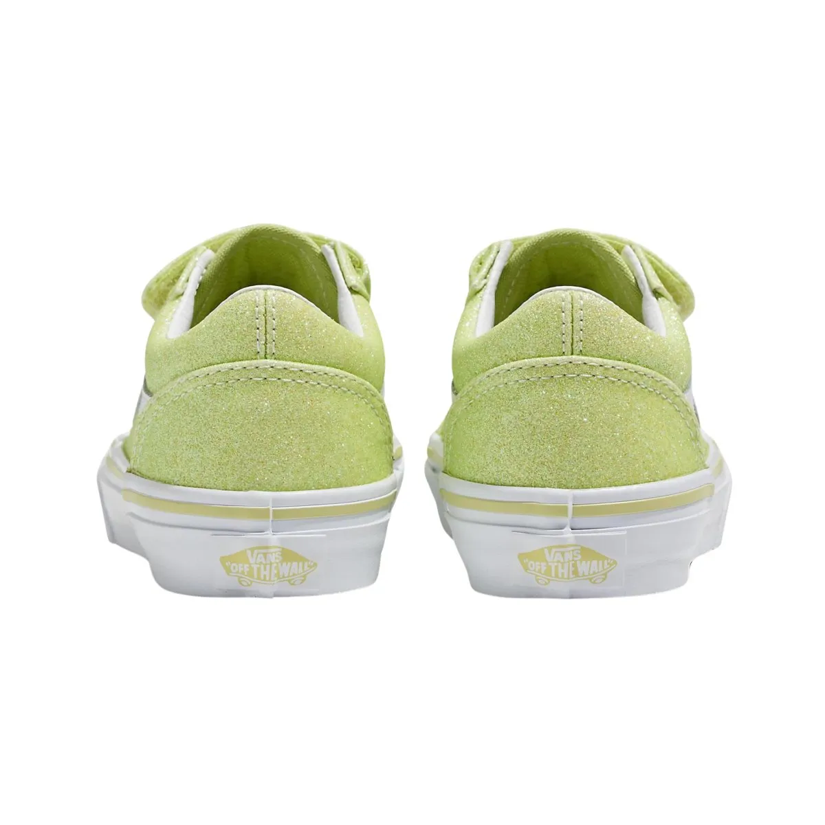 Vans Girl's (Vorschulkind) Old Skool V Glitzer Limetten-Sherbert