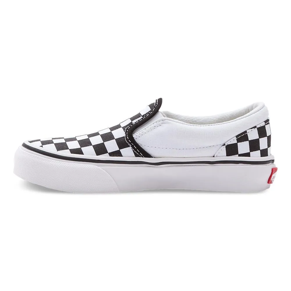 Vans Kids Schachbrett-Slip-On Schwarz/Weiß