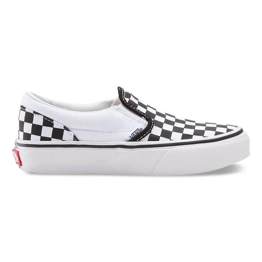 Vans Kids Schachbrett-Slip-On Schwarz/Weiß