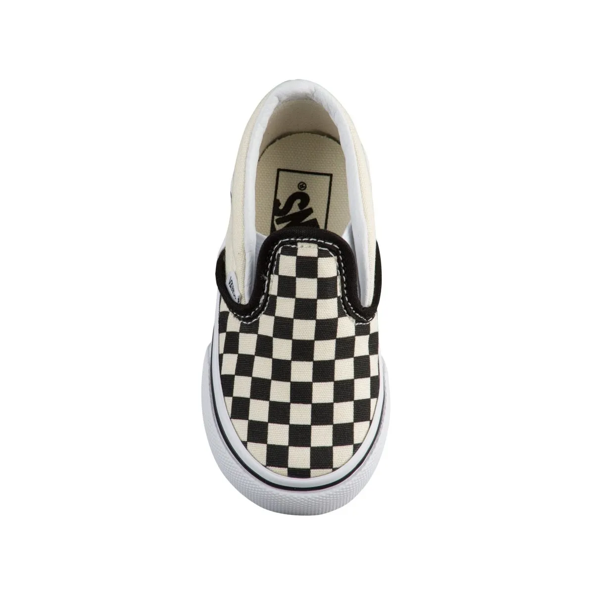 Vans Kleinkinder Schachbrettmuster Slip-On Schwarz/Weiß