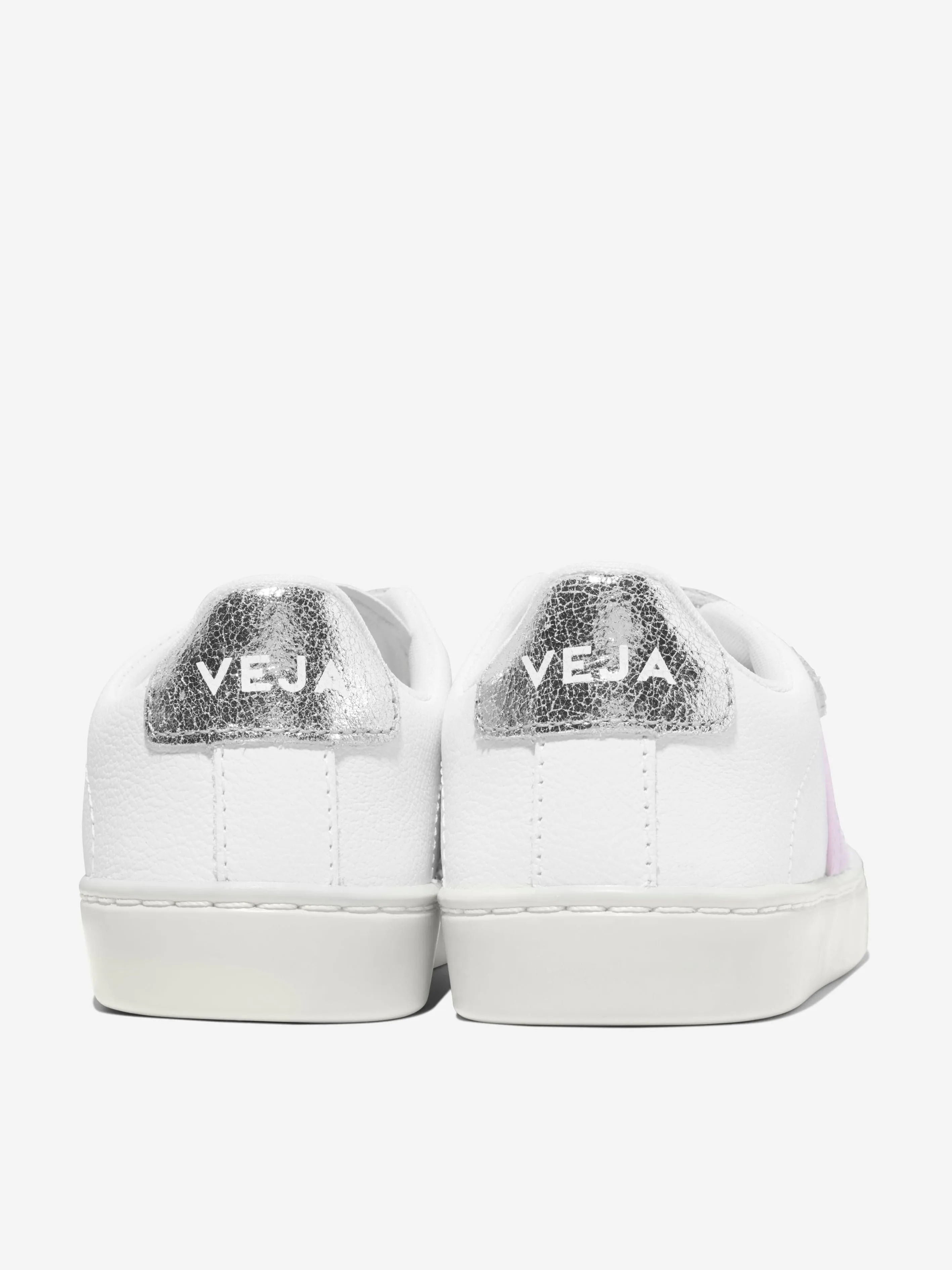 Veja Girls ChromeFree Leder Esplar Turnschuhe in Weiß