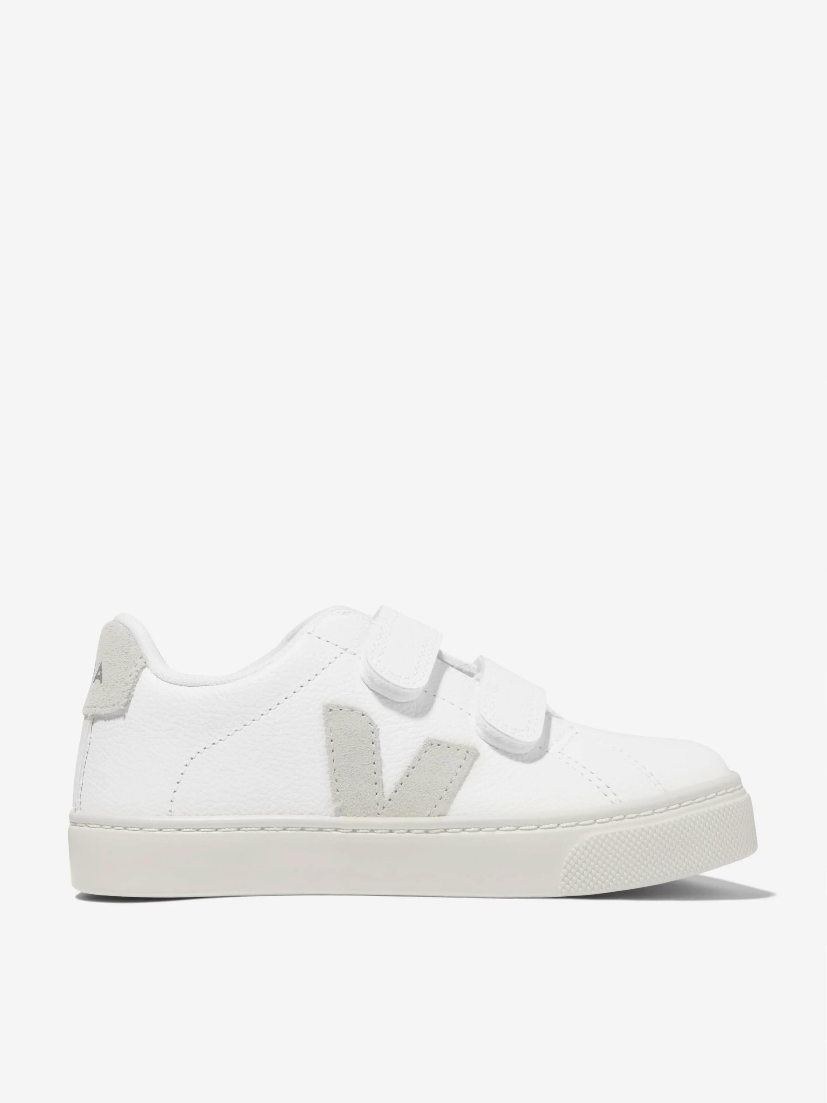 Veja Kids ChromeFree Leder Esplar Turnschuhe in Weiß