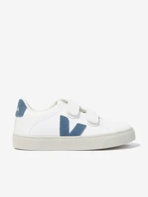 Veja Kids ChromeFree Leder Esplar Turnschuhe in Weiß