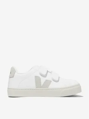 Veja Kids ChromeFree Leder Esplar Turnschuhe in Weiß