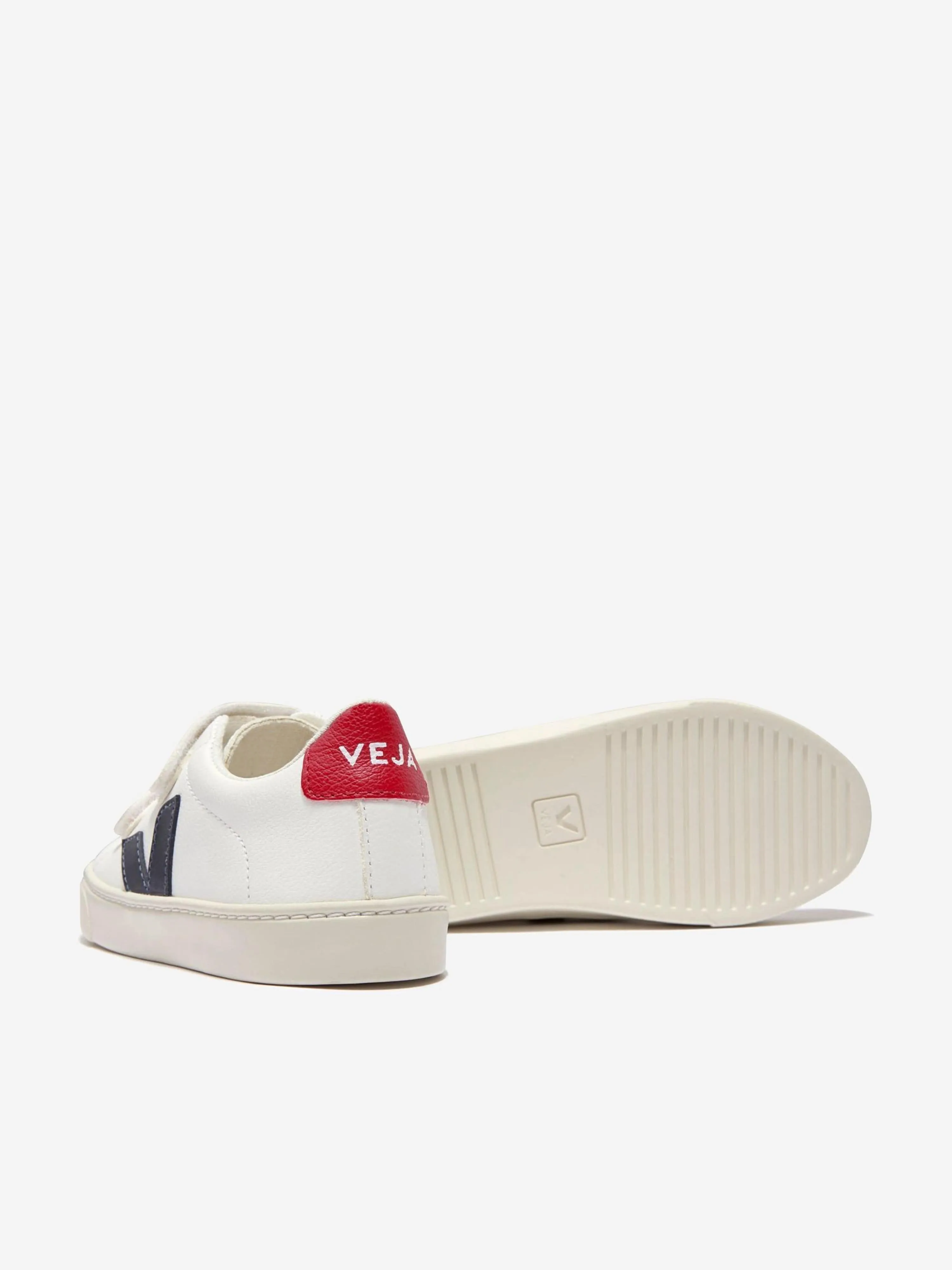 Veja Kids ChromeFree Leder Esplar Turnschuhe in Weiß